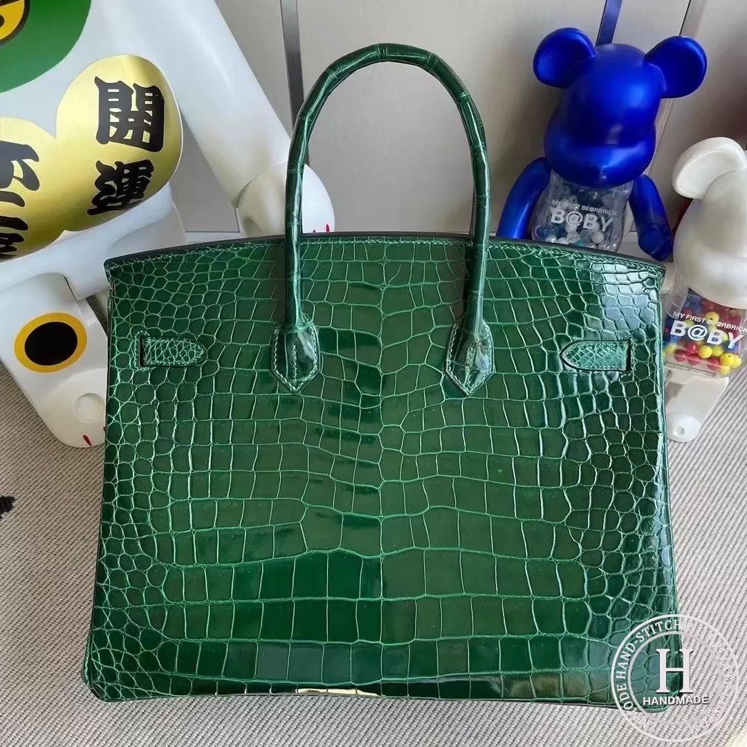 Hermes Birkin 35cm 67 Vert Fonce