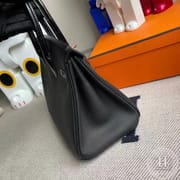 Hermes Birkin 25cm Touch 89 Noir Togo Shiny Nilo Crocodile