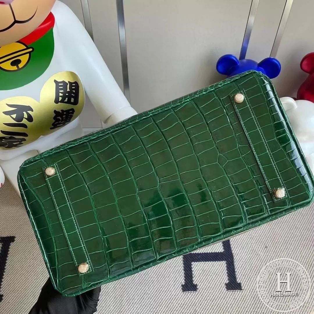 Hermes Birkin 35cm 67 Vert Fonce