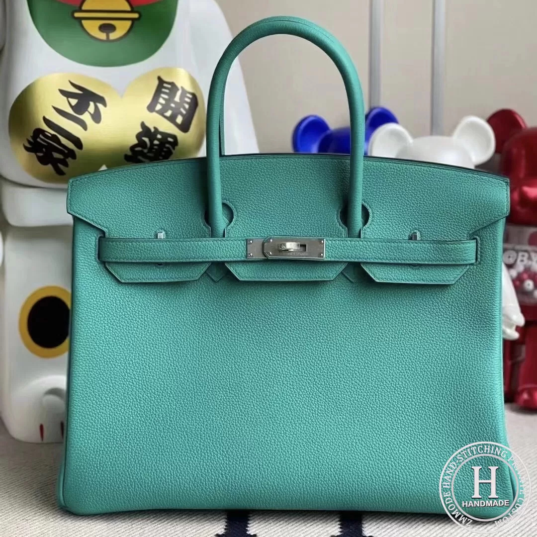 Hermes Birkin 35cm Togo U1 Vert Verone