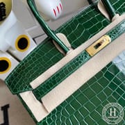 Hermes Birkin 35cm 67 Vert Fonce