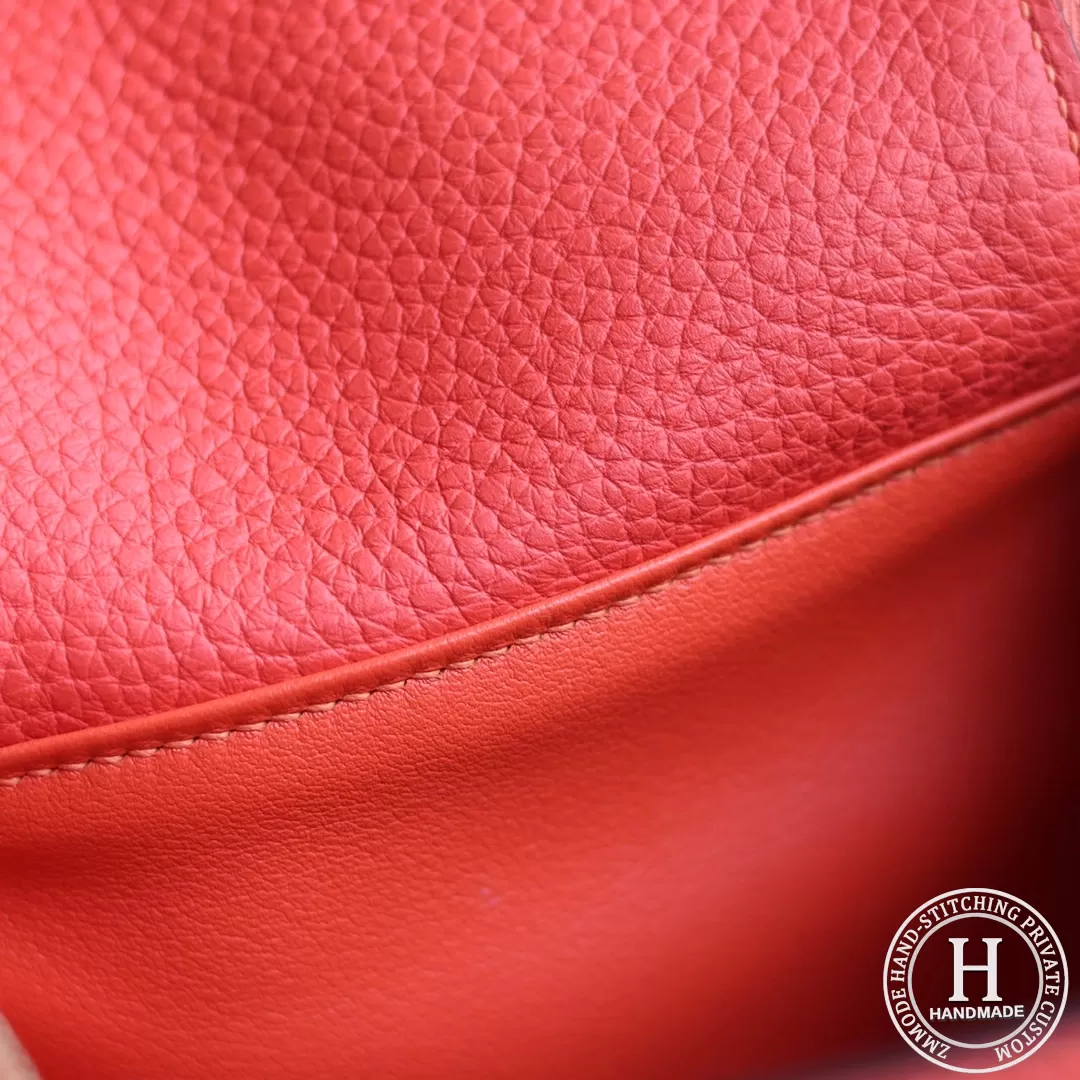 HERMES MINI LINDY 20 BAG clemence TC S3 Rose de course GHW HERMES MINI LINDY 20 BAG clemence TC S3 Rose de course GHW