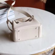 HERMES MINI LINDY 20 BAG TC 10 craie