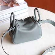 HERMES MINI LINDY 20 BAG TC 63 Vert amande