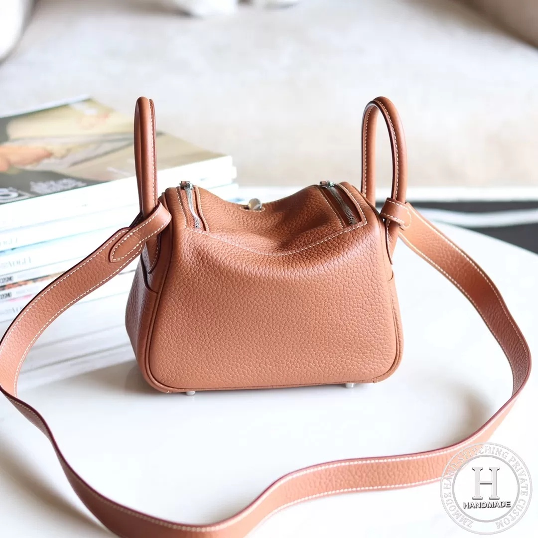 HERMES MINI LINDY 20 BAG CC37 GOLD CLEMENCE SHW ZMMODE