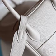 lindy 26 Taurillon Clemence 80 Pearl Grey and P3 Blue de nord