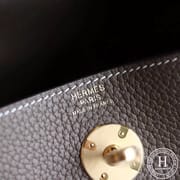 HERMES MINI LINDY 20 BAG TC18 Etoupe GHW