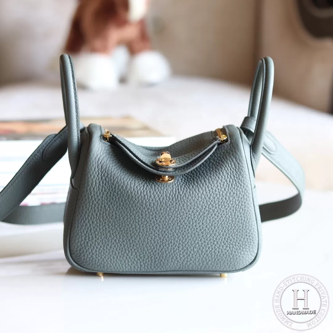 Mini lindy 20 clemence 63 Vert amande Mini lindy 20 clemence 63 Vert amande