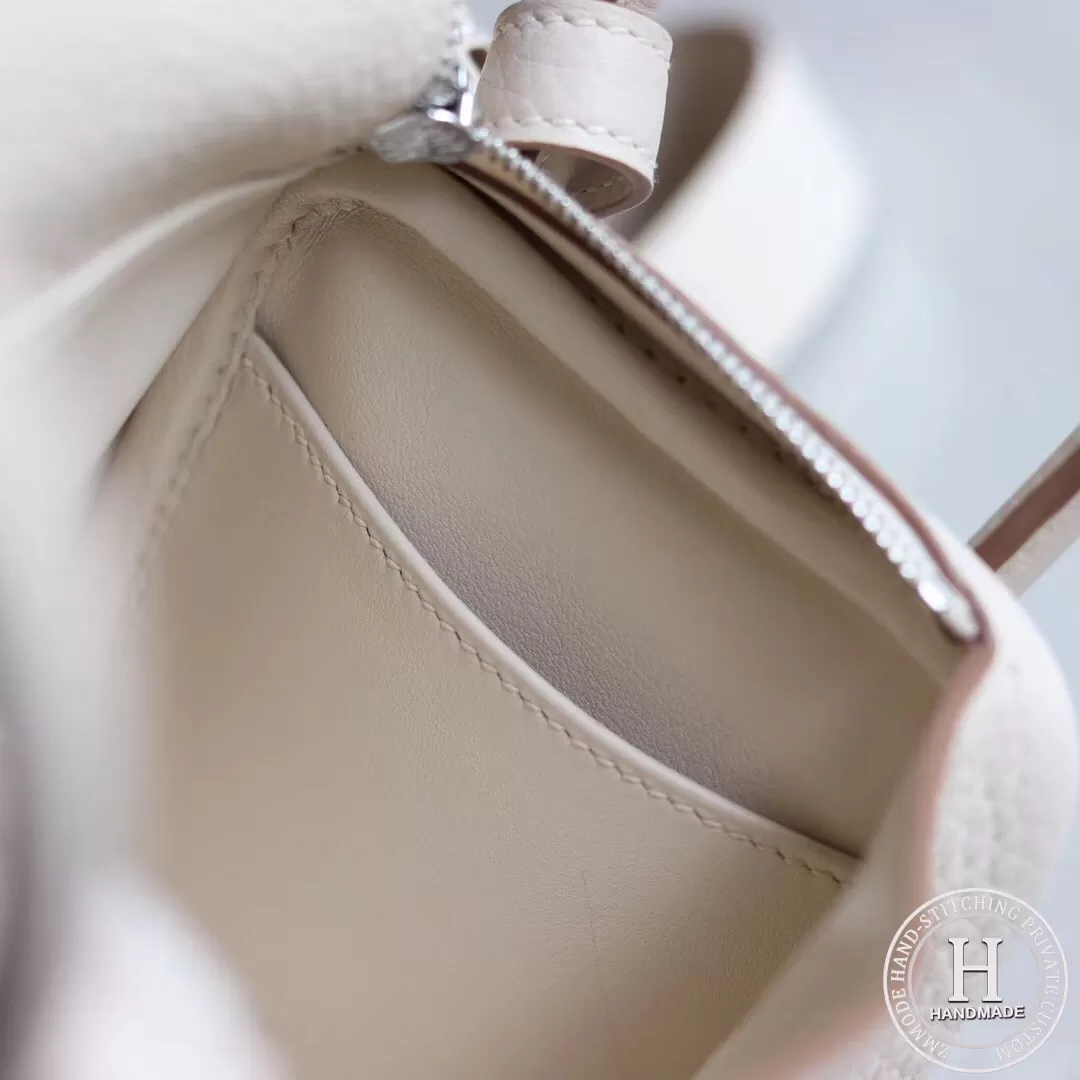 HERMES MINI LINDY 20 BAG TC 10 craie HERMES MINI LINDY 20 BAG TC 10 craie
