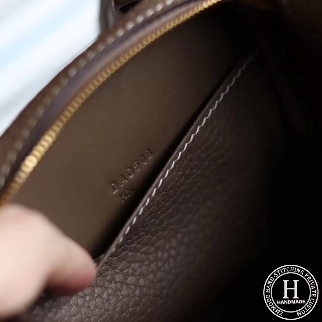 HERMES MINI LINDY 20 BAG TC18 Etoupe GHW HERMES MINI LINDY 20 BAG TC18 Etoupe GHW