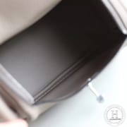 HERMES MINI LINDY 20 BAG M8 GRIS ASPHALT CLEMENCE PHW (SHW)