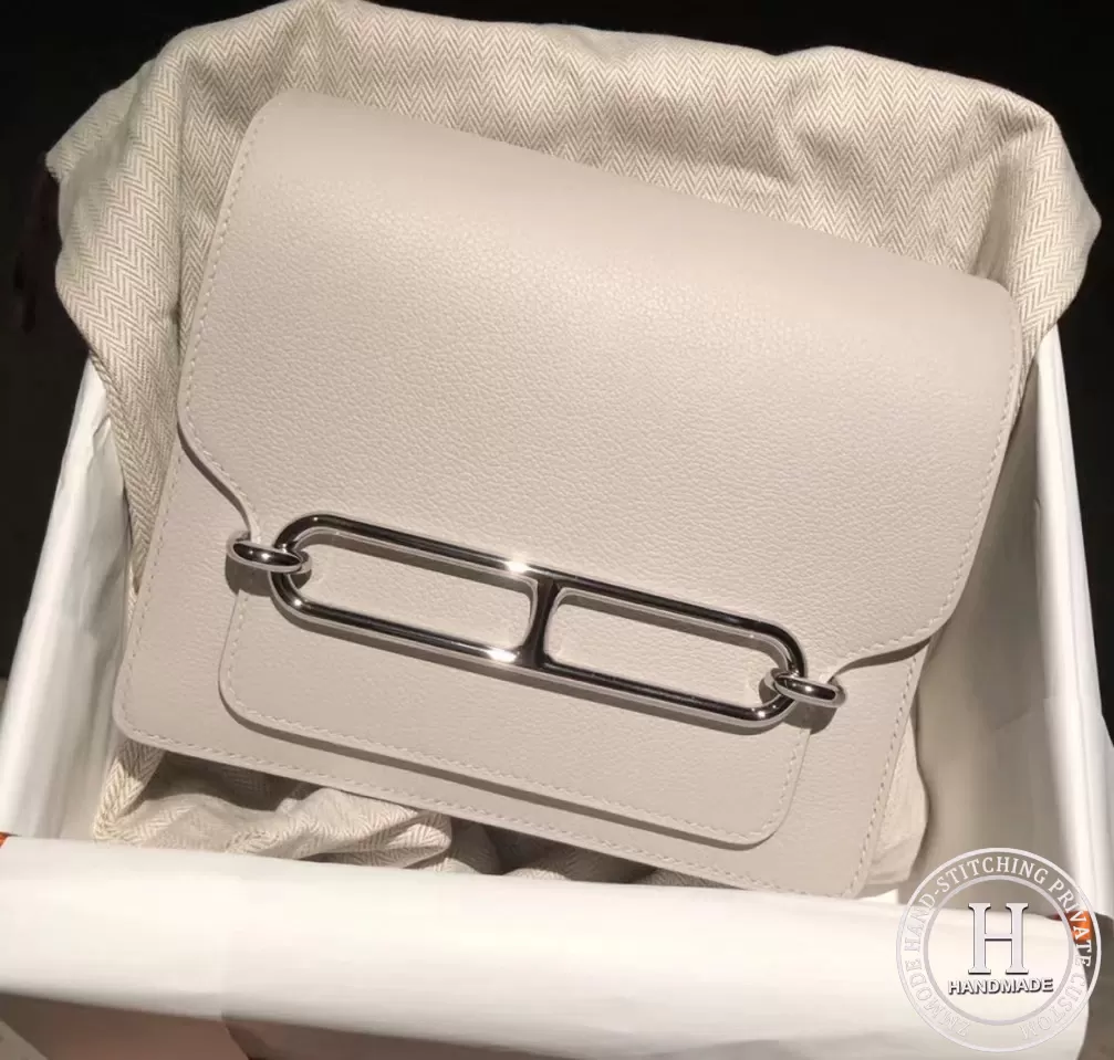 Hermes Roulis Mini Evercolor CK80 Gris Perle Hermes Roulis Mini Evercolor CK80 Gris Perle