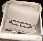 Hermes Roulis Mini Evercolor CK80 Gris Perle