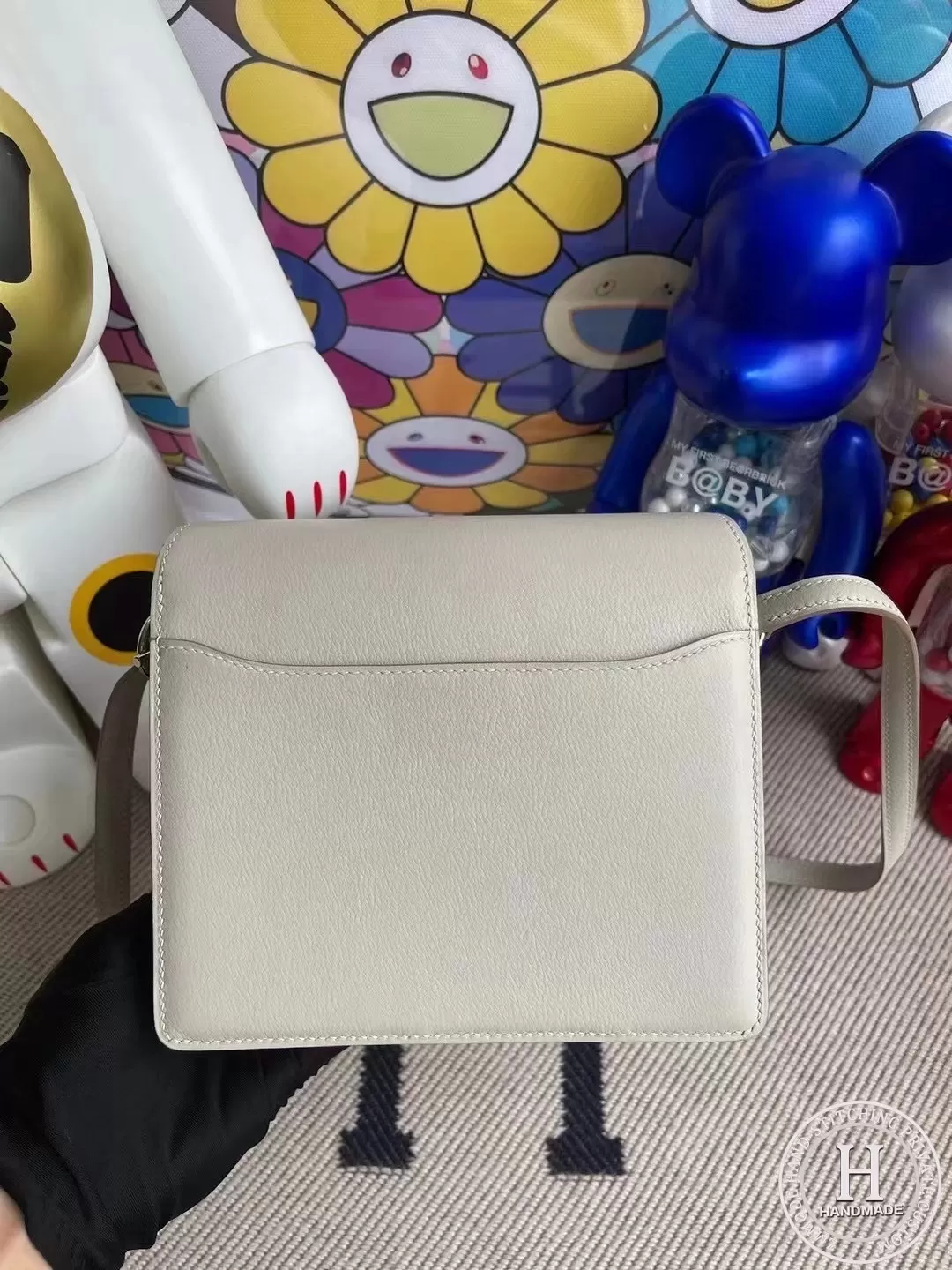 Hermes Roulis Mini Evercolor CK80 Gris Perle Hermes Roulis Mini Evercolor CK80 Gris Perle
