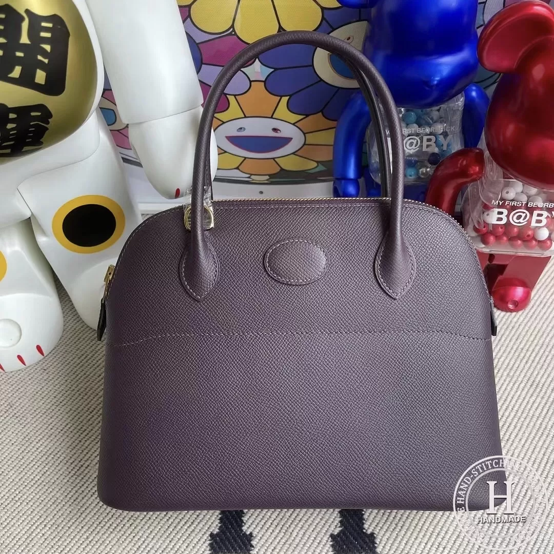 Hermes Bolide 27cm Epsom 59 Raisin