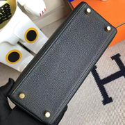 Kelly 25cm Togo leather CK89 Noir Gold Hermes zmmode