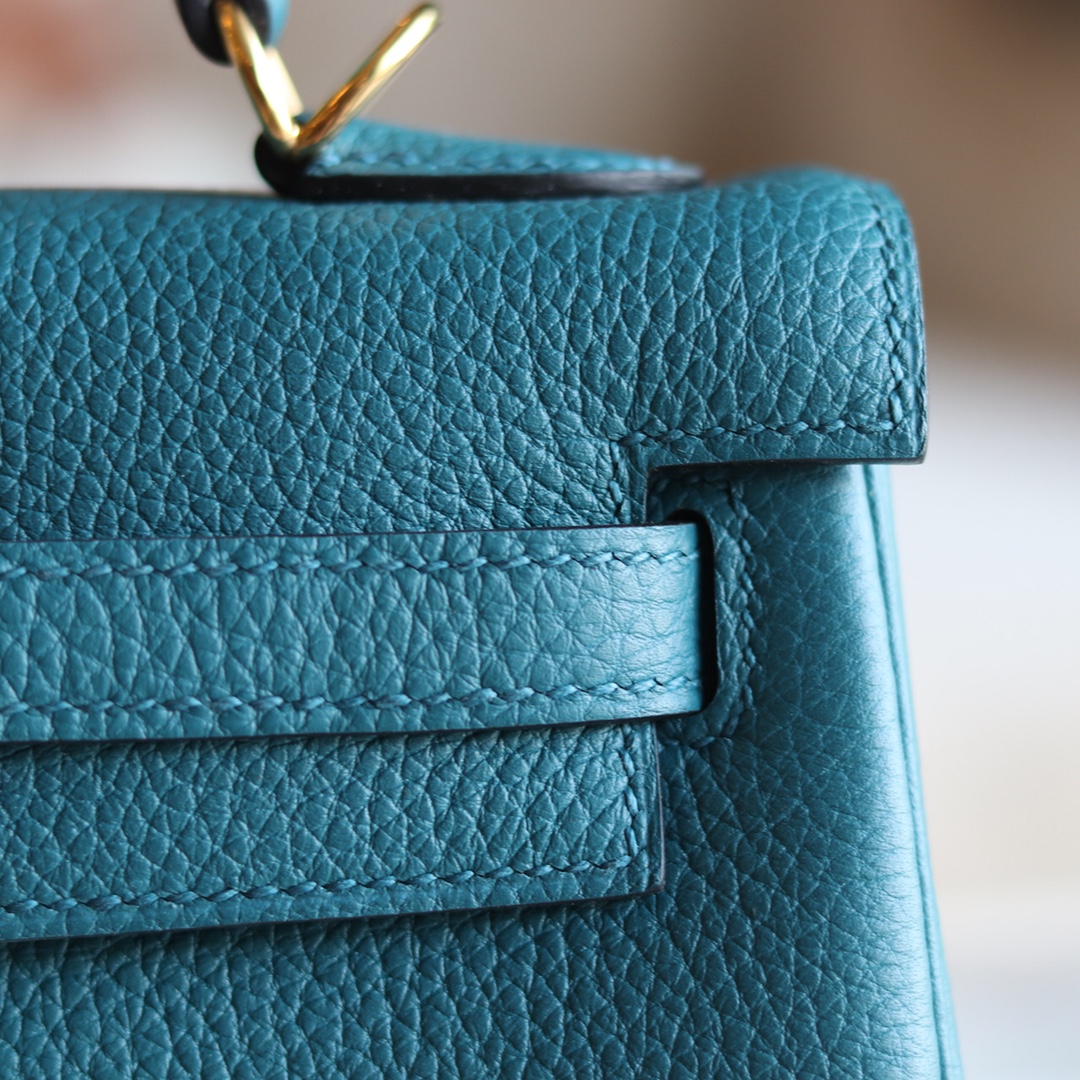 Kelly 25cm Togo leather CK89 Noir Gold Hermes zmmode-4816-4828