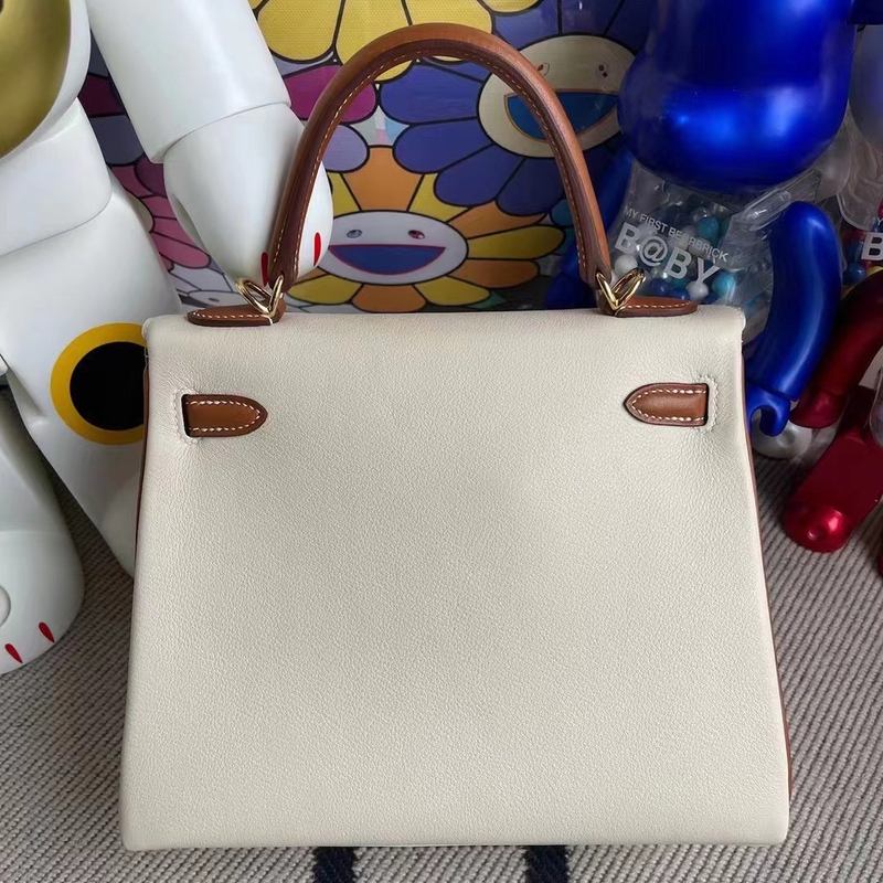 Kelly 25cm Togo leather CK89 Noir Gold Hermes zmmode-9905