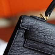 Kelly 25cm Togo leather CK89 Noir Gold Hermes zmmode-1913