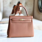 Kelly 25cm Togo Leather Ck37 Gold Ghw