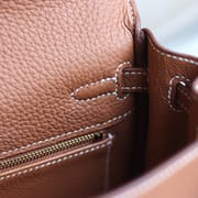 Kelly 25cm Togo leather CK89 Noir Gold Hermes zmmode-8046