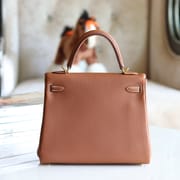 Kelly 25cm Togo leather CK89 Noir Gold Hermes zmmode-8046