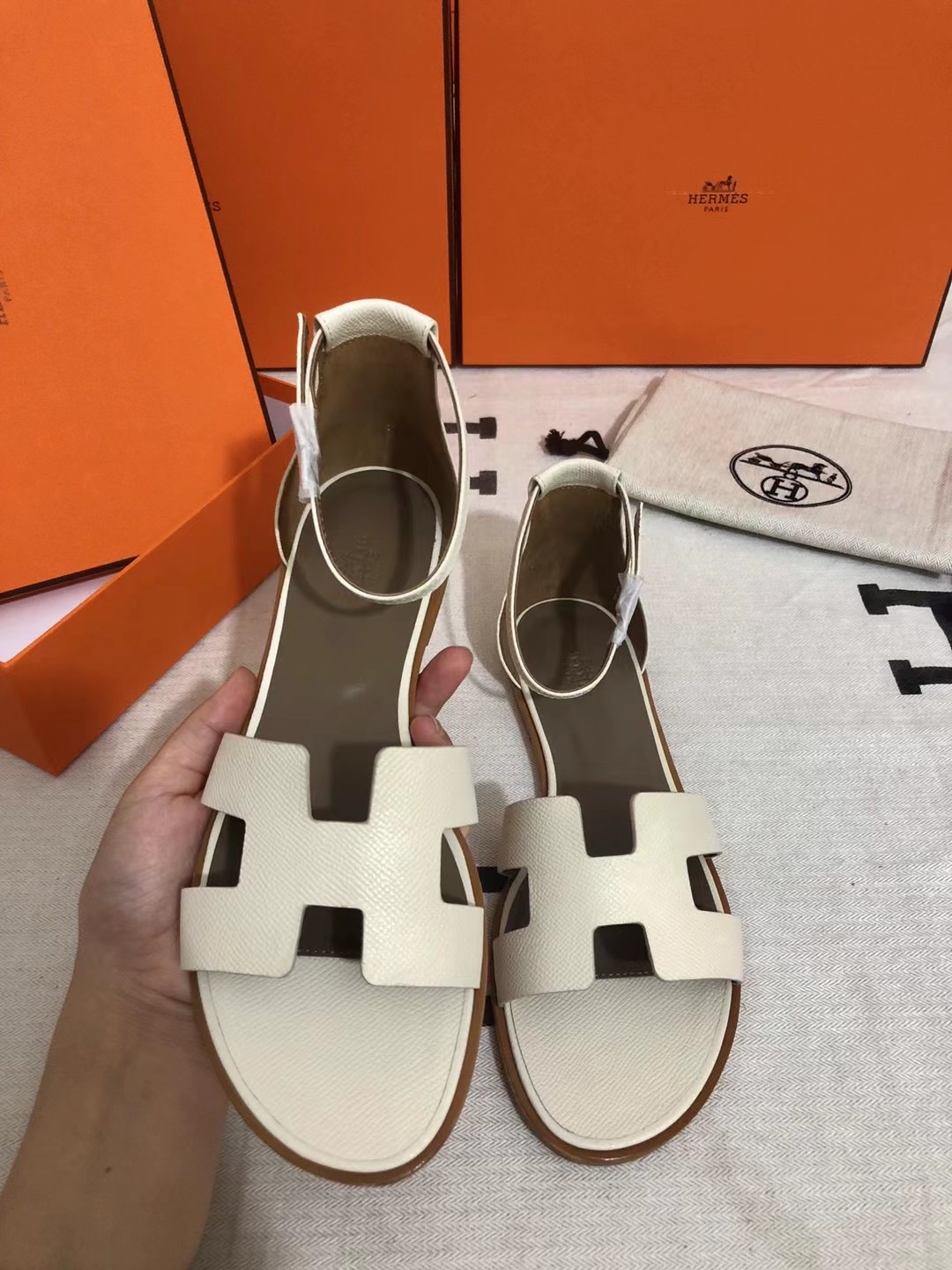 ZMMODE H Flat slipper skin epsom 34-42