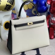 Kelly 25 Epsom 89 Noir PHW-5639