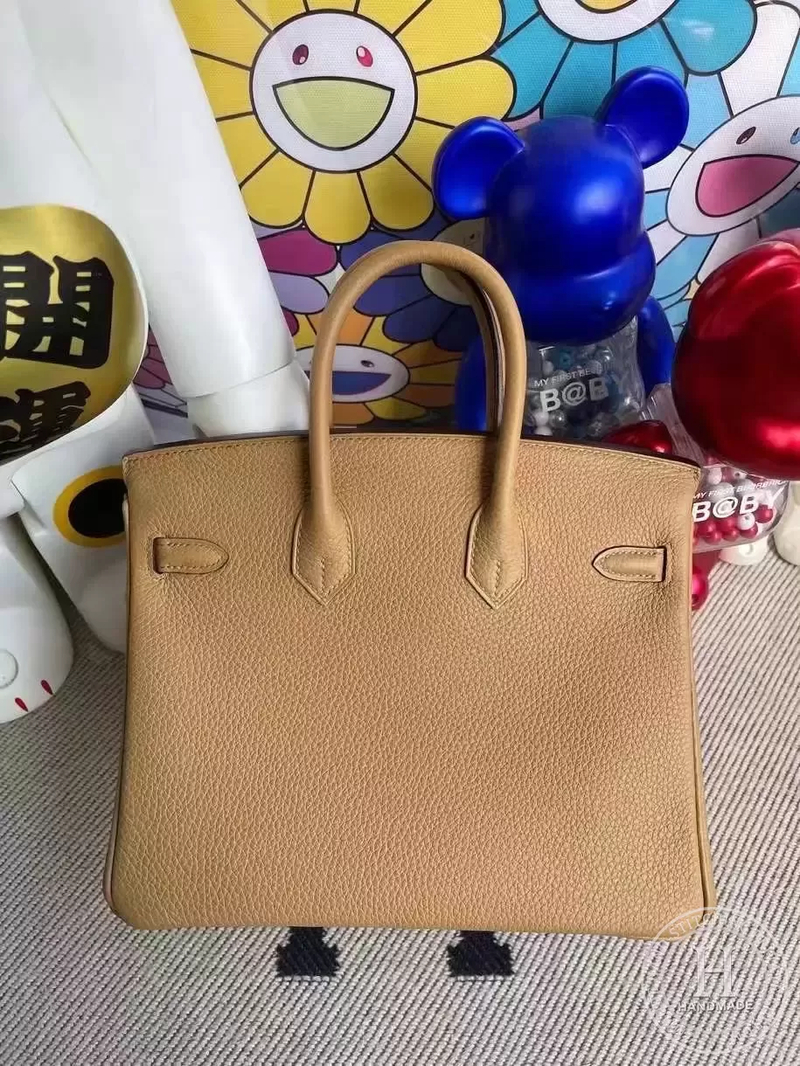 Hermes Birkin 25 Handbag CC10 Craie Epsom GHW-4419