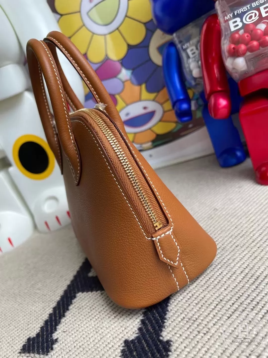 Hermes Bolide 1923 mini Evercolor CC37 Gold Hermes Bolide 1923 mini Evercolor CC37 Gold