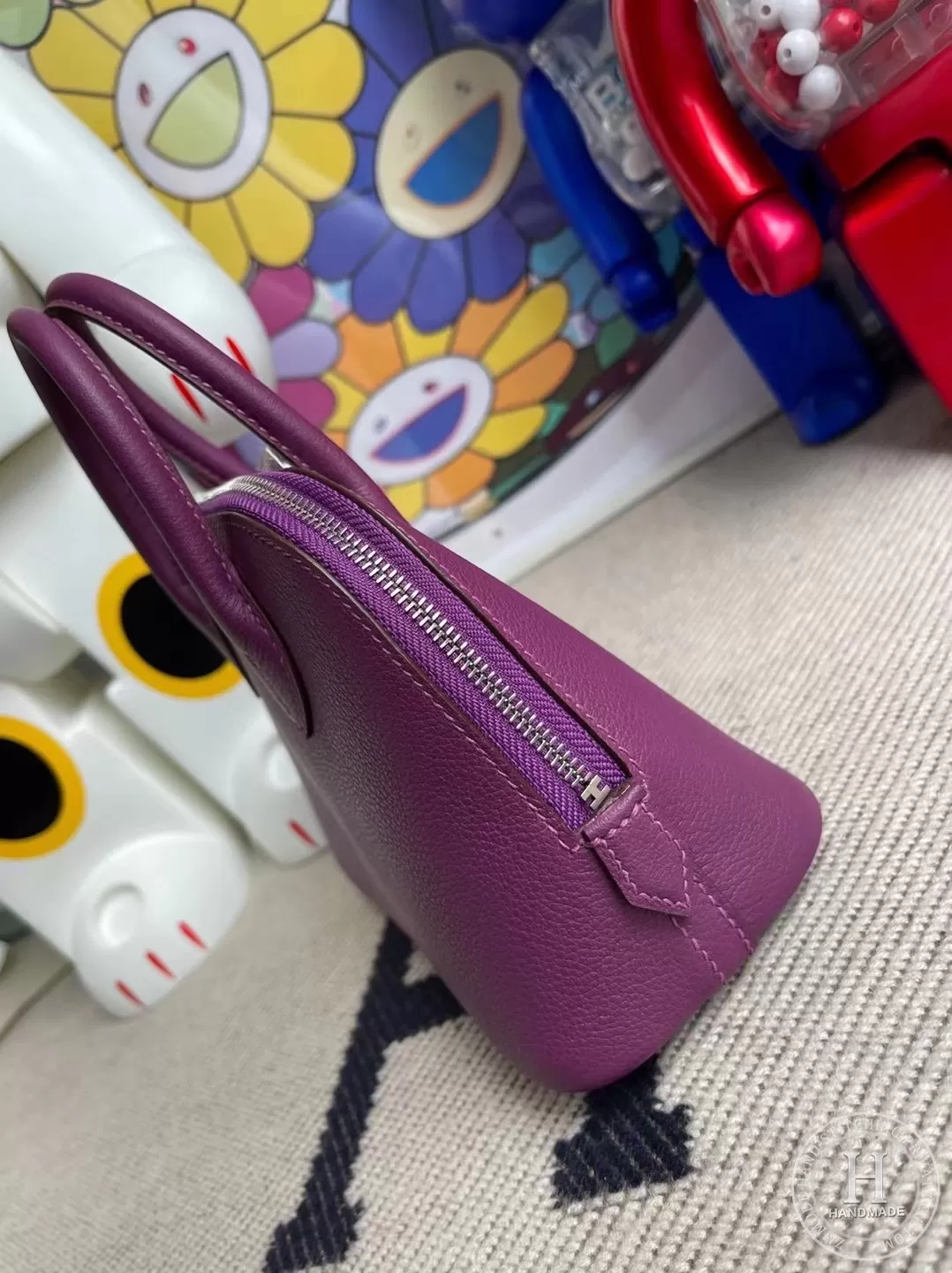 Hermes Mini Bolide Evercolor P9 Anemone