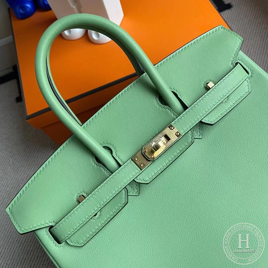 Hermes Birkin 25cm Swift 3I Vert Criquet Hermes Birkin 25cm Swift 3I Vert Criquet