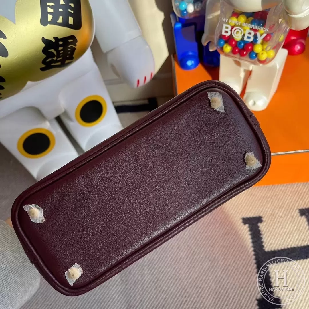 Hermes mini bolide Everycolor CK57 Bordeaux
