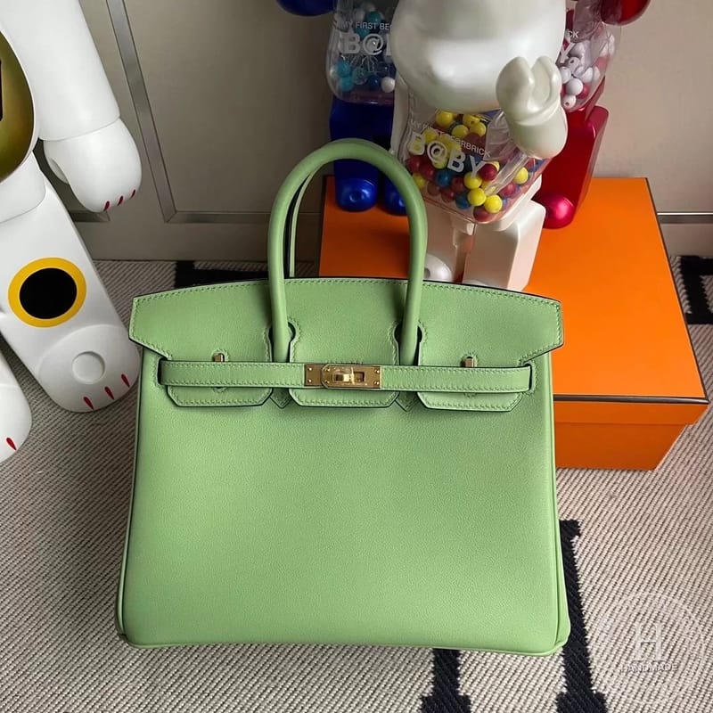 Birkin 25cm Swift 3I Vert Criquet
