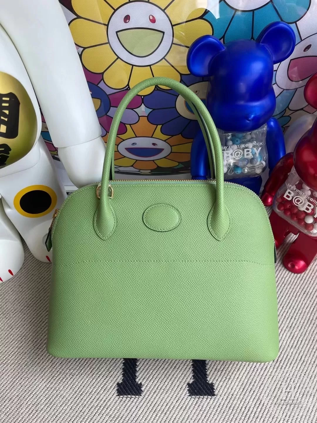 Hermes Bolide 27cm Epsom 3I Vert Criquet Hermes Bolide 27cm Epsom 3I Vert Criquet