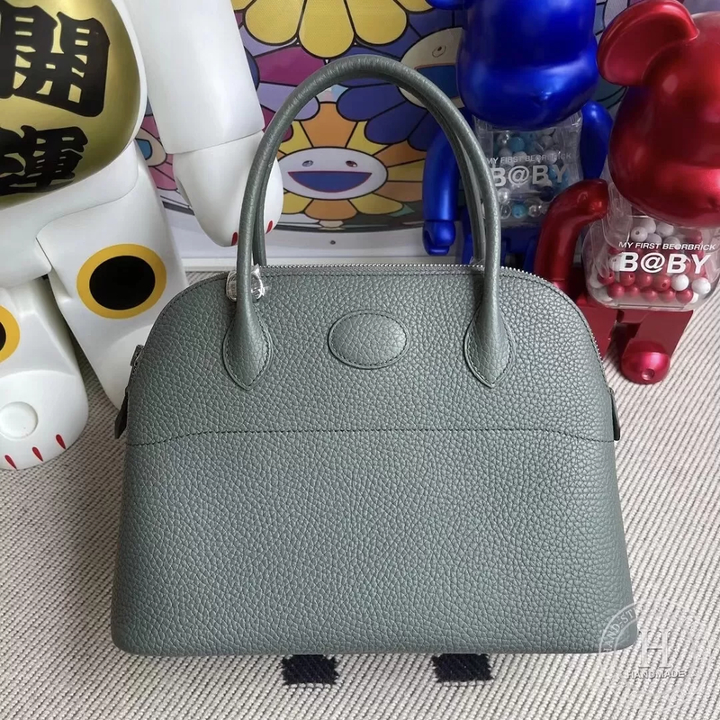 Hermes Bolide 27cm Epsom T0 Blue Brume-5134