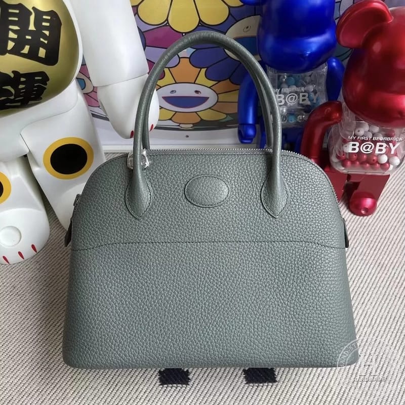 Hermes Bolide 27cm Epsom T0 Blue Brume-5134