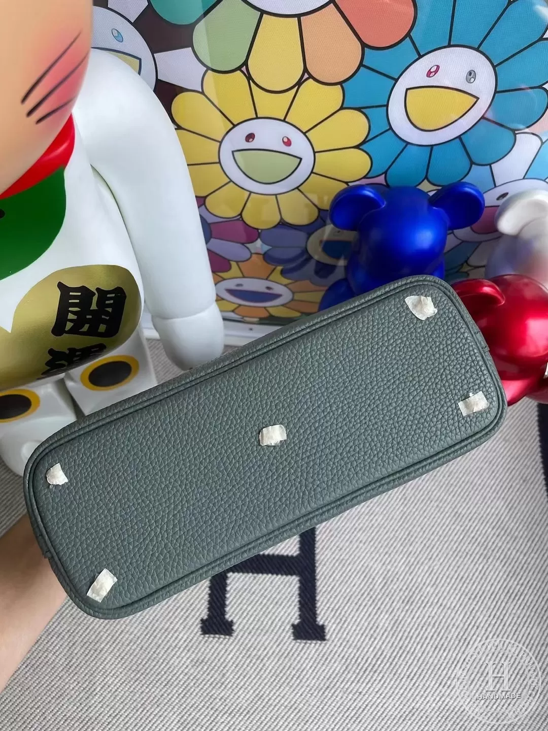 Hermes Bolide 27cm 63 Vert Amande taurillon Clemence Hermes Bolide 27cm 63 Vert Amande taurillon Clemence
