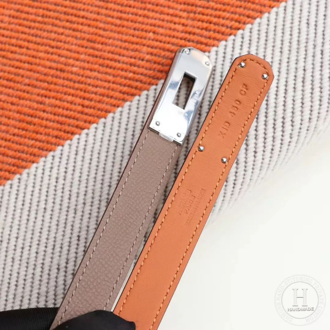 Hermes kelly Belt epsom  ck18 etoupe-0881