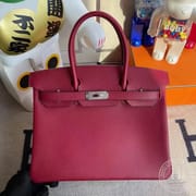 Q5 Rouge Casaque Birkin 30 Togo GHW-5447