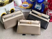 6W Menthe Hermes MiniKelly Pochette Swift-1990