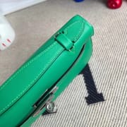 M3 Blue Encre Swift Hermes MiniKelly Pochette 22cm calfskin-1303
