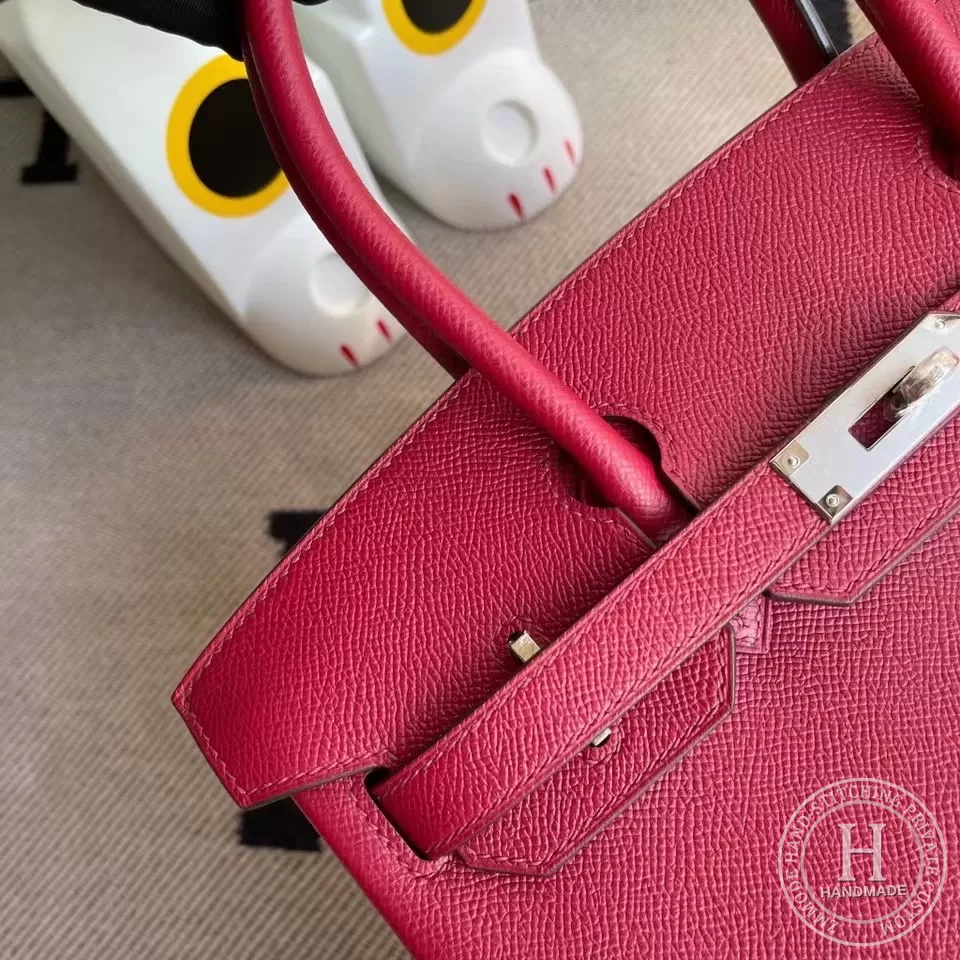 Hermes Birkin 30cm Epsom K1 Rouge Grenat
