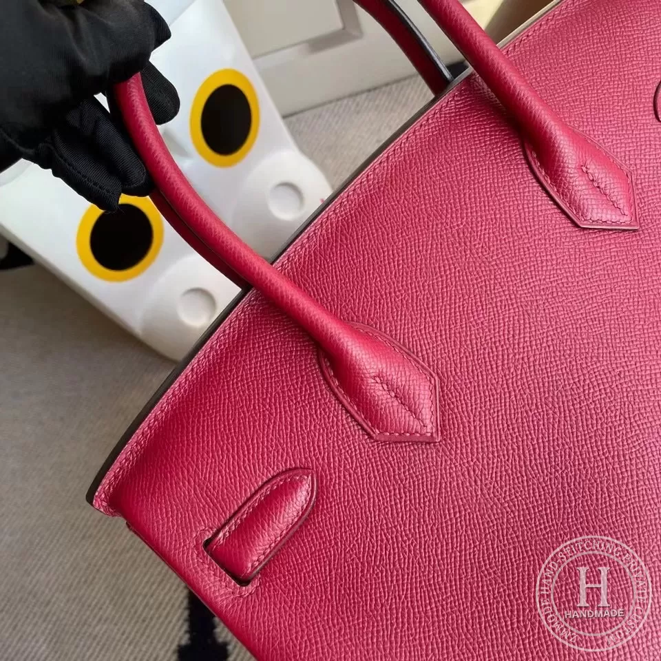 Hermes Birkin 30cm Epsom K1 Rouge Grenat