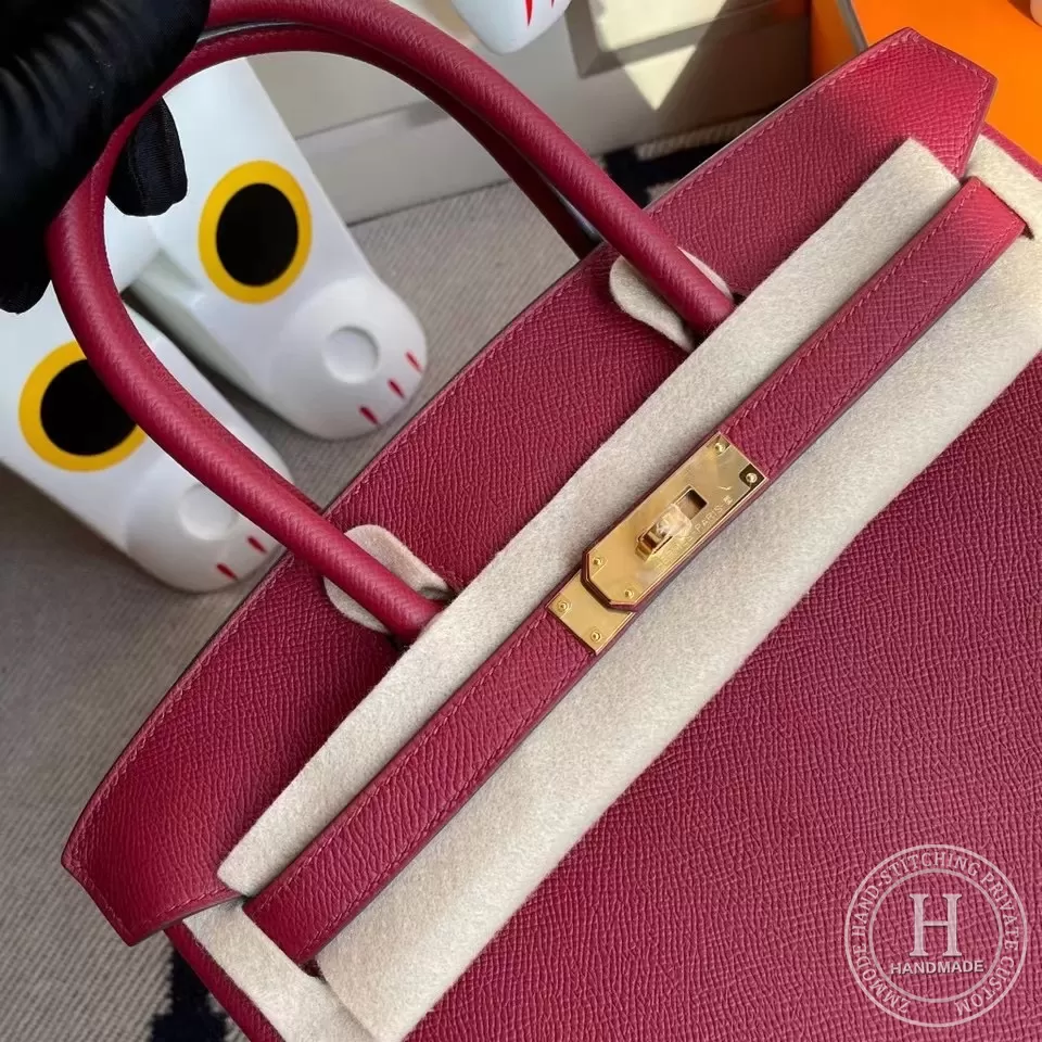 Hermes Birkin 30cm Epsom K1 Rouge Grenat