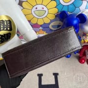 3Q Rose Sakura Lizard Hermes MiniKelly Pochette 22cm-8143