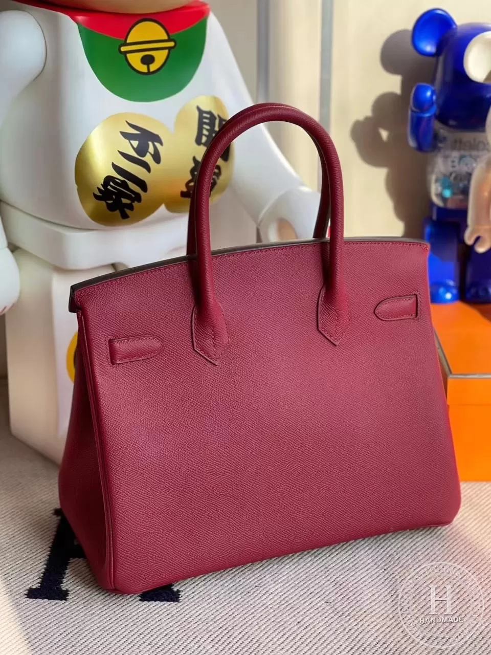 Hermes Birkin 30cm Epsom K1 Rouge Grenat