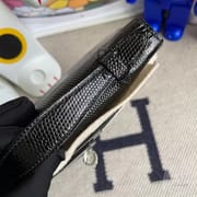 CK47 Chocolate Lizard Hermes MiniKelly Pochette 22cm-9022