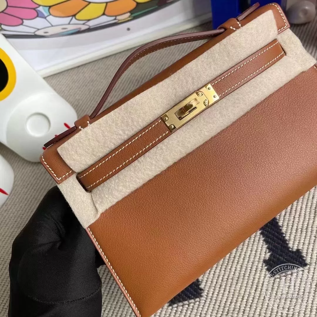 Swift 37 Gold Hermes MiniKelly Pochette Swift 37 Gold Hermes MiniKelly Pochette