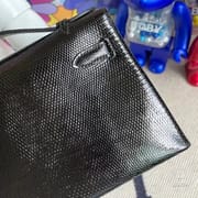 CK47 Chocolate Lizard Hermes MiniKelly Pochette 22cm-9022